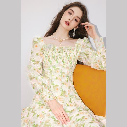 【大货，不退不换】  【幻境森林】仙气梦幻轻薄透气时尚轻奢连衣裙2023春季新款 商品图3