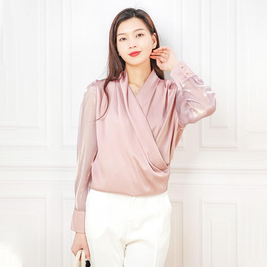 Avann欧根纱拼接衬衫 商品图12