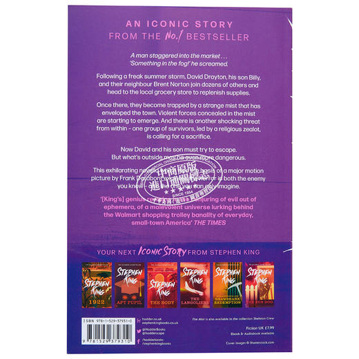 【中商原版】迷雾 斯蒂芬金 英文原版 The Mist STEPHEN KING 商品图1
