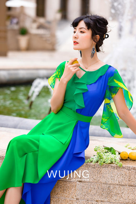 3022114 青山远黛 阳春绿上衣 雾境 商品图1