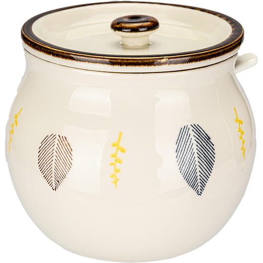 摩登主妇猪油罐陶瓷耐高温油泼辣子辣椒油罐家用荤油罐厨房调味罐 商品图3