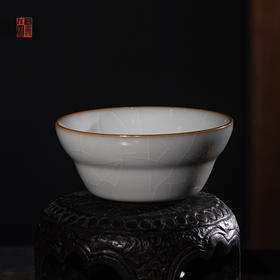 问鼎绪文汝窑 霜清杯