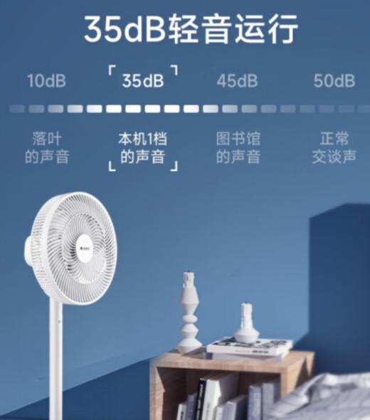 格力（GREE）电风扇落地扇7叶台地两用家用风扇卧室客厅电扇宿舍学生立式摇头扇轻音低噪白色机械款 FD-3515h7 商品图0