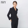 IWY/藏青色职业西装套装正式场合高端商务正装修身气质工作服女C10407+P31356 商品缩略图3
