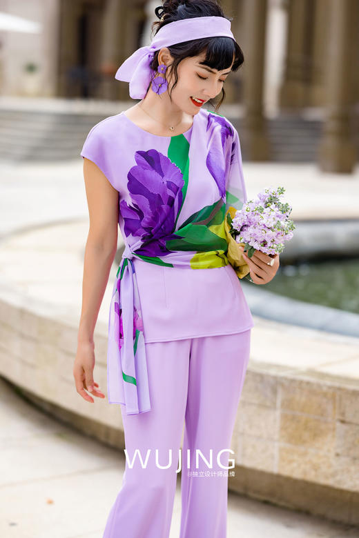 3022029 紫露幽香 郁金香紫裤子 雾境 商品图4