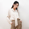 Avann醋酸感缎面衬衫 商品缩略图0