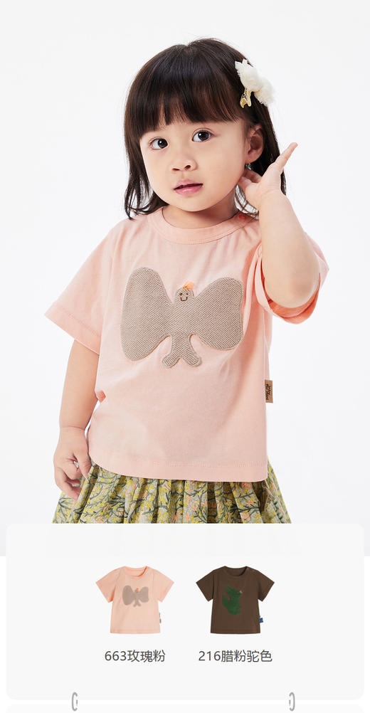 jnby  23年夏款 棉质柔软细腻短袖T恤  YN4111460 商品图0