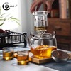 璃海匠心-透明乐栖蒸煮壶1000ML围炉煮茶壶养生泡茶提梁壶碳炉电陶炉家用 商品缩略图3
