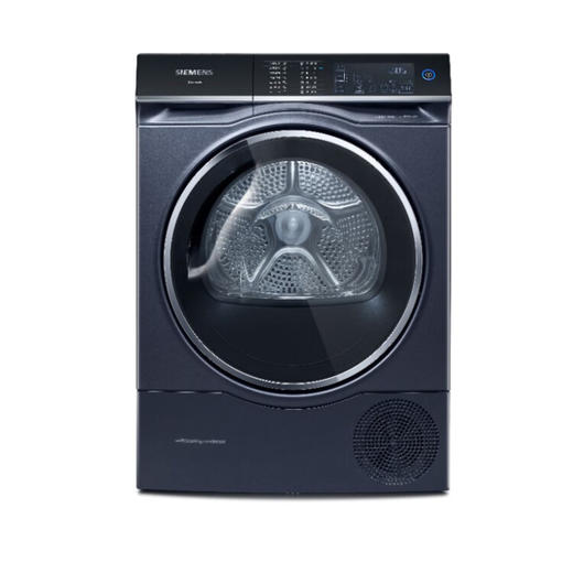 西门子（SIEMENS）10KG热泵干衣机 MT纤护 正反转防缠绕 湖蕴蓝 WQ56U4D10W 商品图1