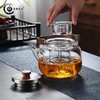 璃海匠心-透明乐栖蒸煮壶1000ML围炉煮茶壶养生泡茶提梁壶碳炉电陶炉家用 商品缩略图5