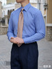 Reda Active 澳洲美丽诺羊毛蓝色意式工艺衬衫 商品缩略图2