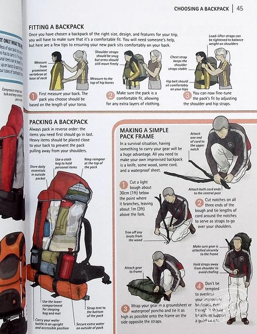 【中商原版】DK 生存手册 The Survival Handbook 英文原版 Colin Towell 野外生存指南 商品图7