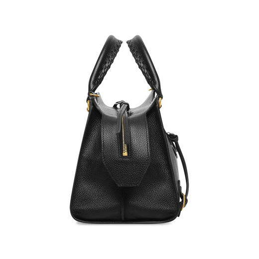 BALENCIAGA 巴黎世家 女士 Neo Classic 黑色粒面小牛皮复古金色配饰小号提挎包 黑色 678629 15Y41 1000 商品图1