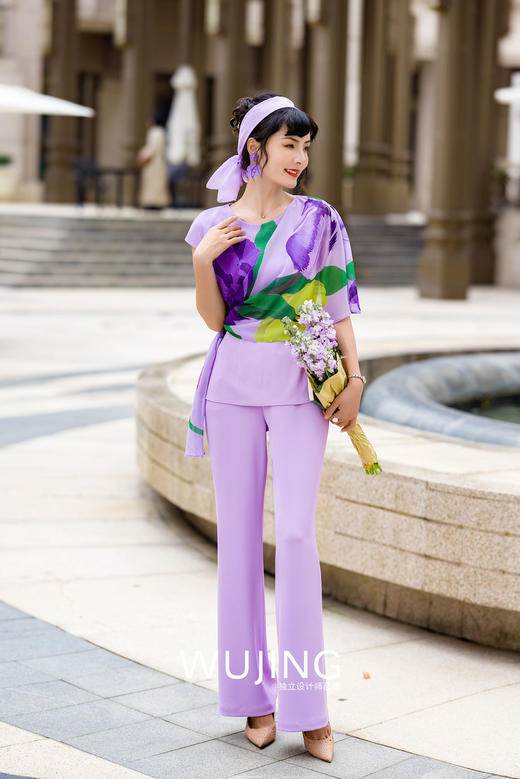 3022029 紫露幽香 郁金香紫裤子 雾境 商品图1