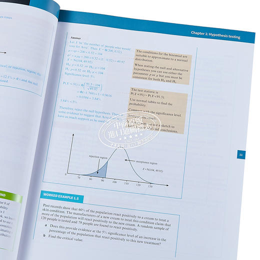 【中商原版】AS & A Mathematics: Probability&Statistics 2 英文原版 剑桥国际教材 商品图3