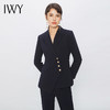 IWY/藏青色职业西装套装正式场合高端商务正装修身气质工作服女C10407+P31356 商品缩略图2