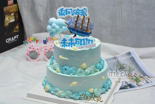 【乘风破浪】动物奶油，新鲜火龙果、芒果及布丁夹心，戚风蛋糕胚；乘风破浪，未来可期~ 商品图3