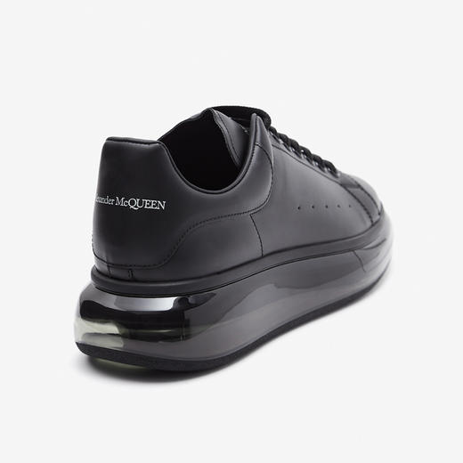 Alexander McQueen 亚历山大.麦昆 男士小牛皮黑尾大廓形休闲运动鞋 黑色 604232 WHX98 1000 商品图2