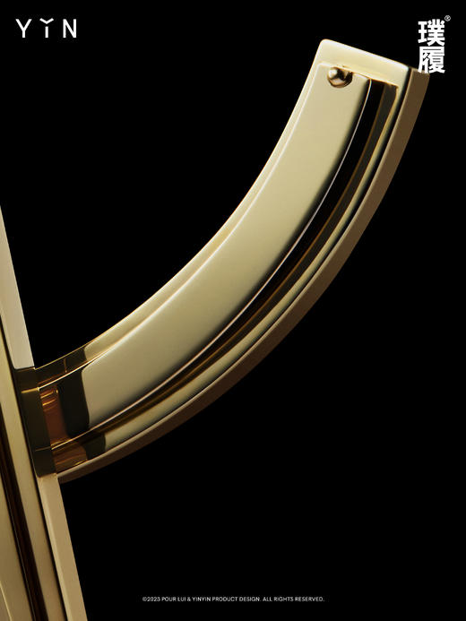 YIN隐 x 璞履POUR LUI 限量版「黄金圆规」 商品图4
