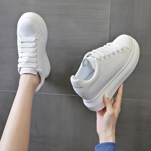 百搭厚底松糕鞋内女鞋运动小白鞋AM-C45 商品图1