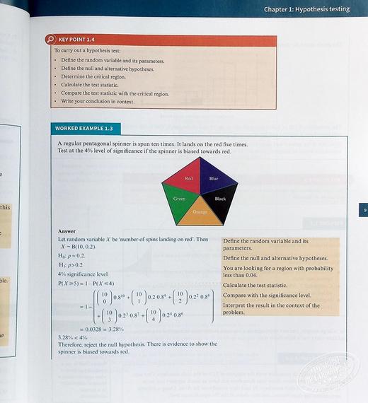 【中商原版】AS & A Mathematics: Probability&Statistics 2 英文原版 剑桥国际教材 商品图6