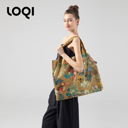 梵高博物馆50周年 德国LOQI 博物馆系列   时尚艺术环保万用袋 折叠大容量单肩手提购物袋承重40斤防泼水 文森特·梵高 商品图2