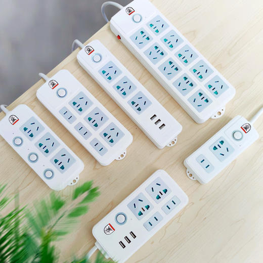 子弹头插座USB排插排插板TS-023  全长2.8m 商品图4