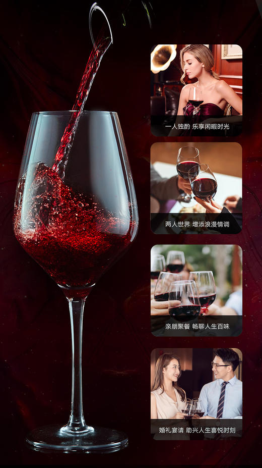 【员工内购】750ml 13.6度劲牌韵酒干红6瓶（无提袋） 商品图3