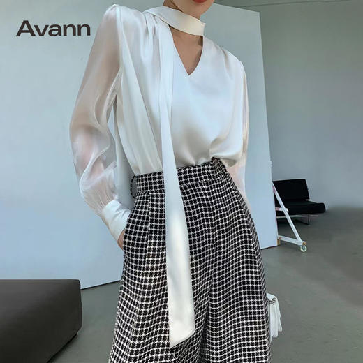 Avann欧根纱拼接衬衫 商品图6