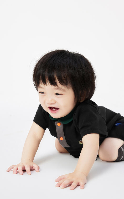 jnby  23年夏款  弹性polo外出连体衣   YN4F11520 商品图5