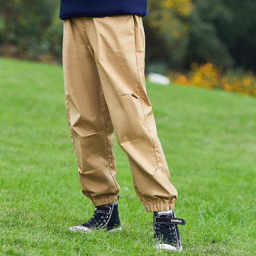 mettekids男童裤子春装新款运动束脚裤儿童休闲帅气宽松长裤童装 商品图2