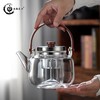 璃海匠心-透明乐栖蒸煮壶1000ML围炉煮茶壶养生泡茶提梁壶碳炉电陶炉家用 商品缩略图1