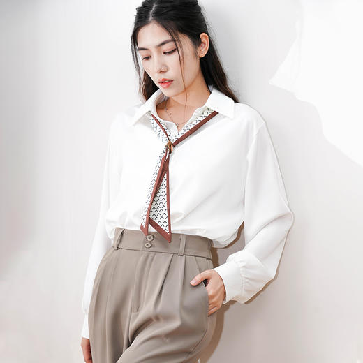 Avann醋酸感缎面衬衫 商品图11