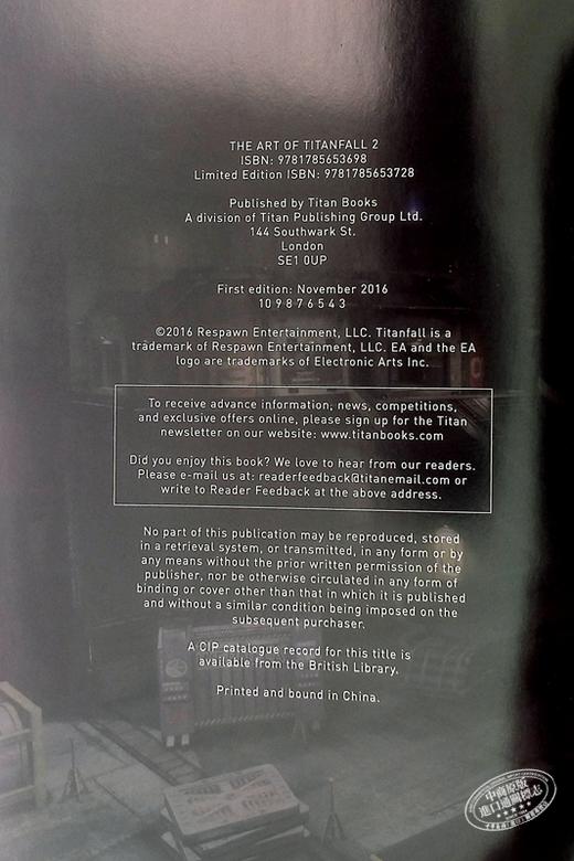 【中商原版】泰坦天降2 艺术设定集 The Art of Titanfall 2 Andy Mcvittie 英文原版 射击游戏 游戏指南 商品图4