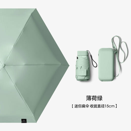 【揣兜就走 晴雨两用】UPF50+隔热降温便携黑胶雨伞 商品图4