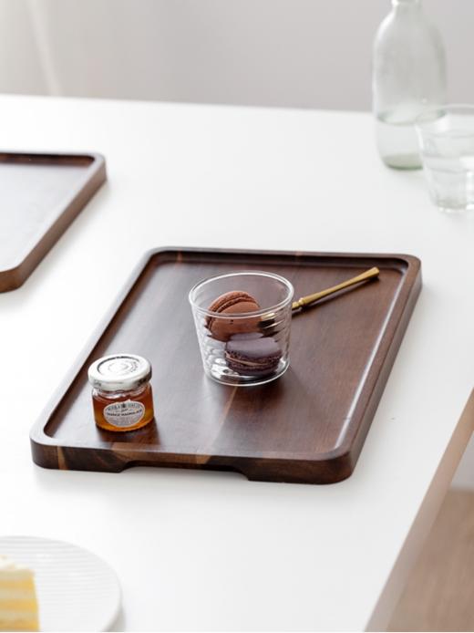 自用托盘木器分享❗️拍照利器【慕系原木系列-相思木托盘】颜值非常 🌸精致美好的小器物 装啥都好看的胡桃木托盘💥是原生态般的质感❤️ ✅原木制作😎✅让生活充满仪式感‼️ 商品图2