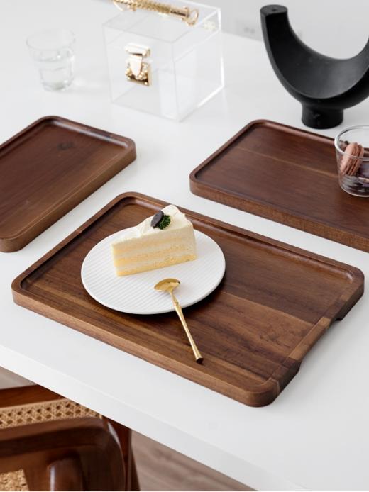 自用托盘木器分享❗️拍照利器【慕系原木系列-相思木托盘】颜值非常 🌸精致美好的小器物 装啥都好看的胡桃木托盘💥是原生态般的质感❤️ ✅原木制作😎✅让生活充满仪式感‼️ 商品图3