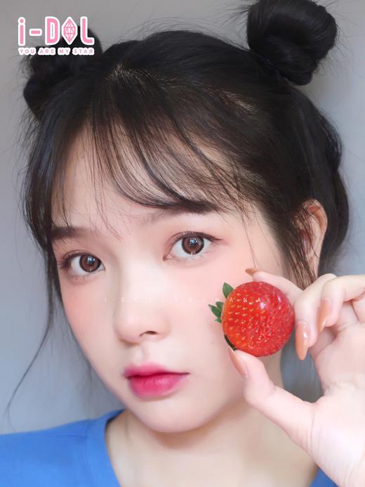 正品IDOL系列玫瑰棕美瞳年抛/半年抛混发 直径14.0着色13.6韩国产 商品图0