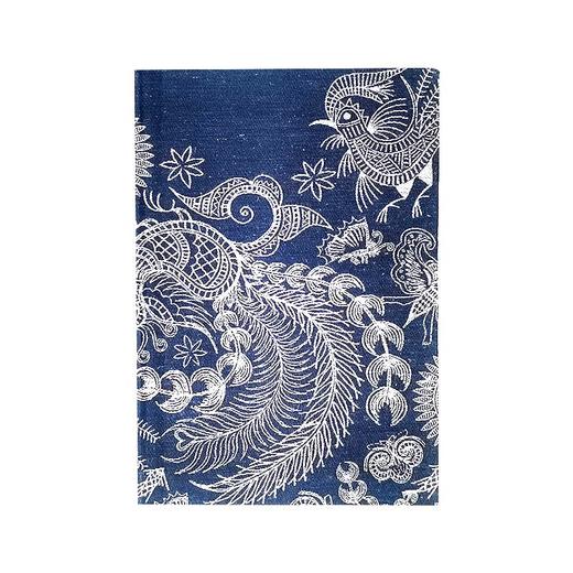 深山集市 苗族纹样刺绣笔记本大小可选 吉祥纹样吉宇鸟 福蝶 传承民族祝福 商品图3