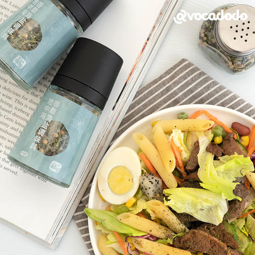 Avocadodo地中海香草海盐黑胡椒调味料研磨器不含辣椒牛排西餐 商品图2
