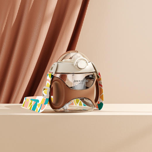 小袋鼠巴布三角墩墩杯专用配件：咬吸/直吸吸嘴/重力球吸管/背带 商品图2