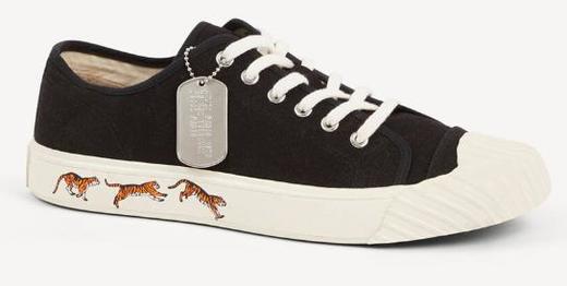 【特价商品不退不换】KENZO 运动鞋男  FC65SN010F50-99 .COTTON【鞋底有膜，试穿小心】 商品图0