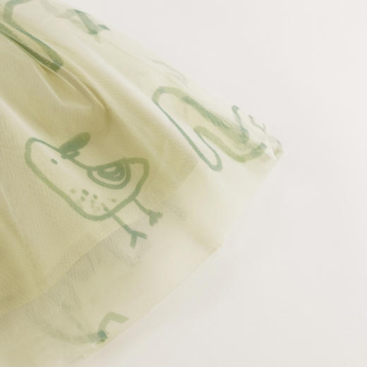 【马克珍妮 芦芙】夏装新款 女童动物涂鸦A版网纱半裙230305 商品图4