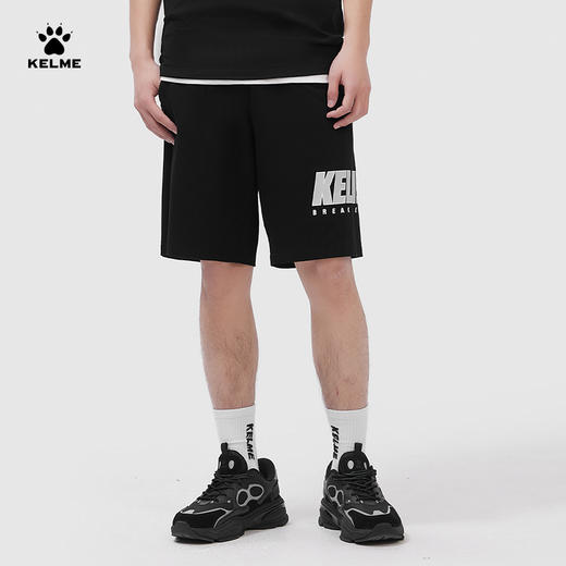 KELME卡尔美针织短裤男2023夏季新款棉宽松五分裤潮流休闲运动裤 商品图1