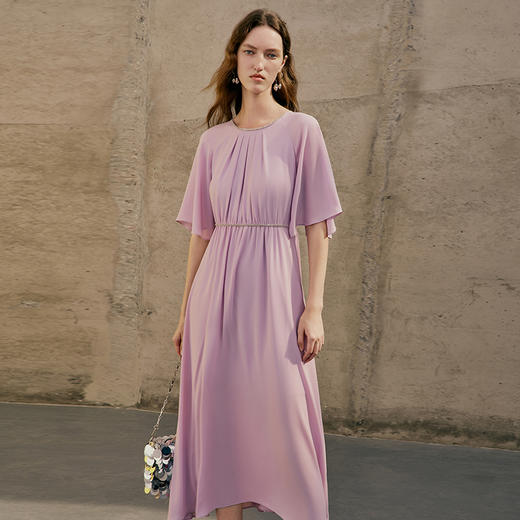 EITIE爱特爱夏季新款气质高腰显瘦连衣裙7407142 商品图2