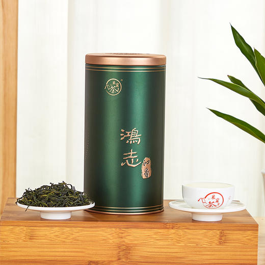 象窝茶鸿志沁香罐装绿茶高山云雾新兴特产 鸿志沁香绿茶 125g * 1罐 125g 商品图8