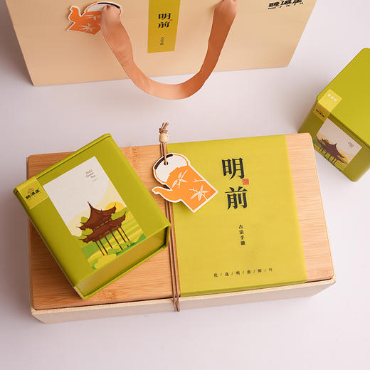 聼瀑崖 湖北硒都恩施玉露100g（特级）古法蒸清绿茶礼盒 商品图0