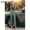 秋冬高端职业装气质女神范套装售楼部经理工作服绿色西装套装女OL 商品缩略图2
