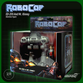 现货 Super7 机械战警 ED-209 Vs Mr.Kinney
