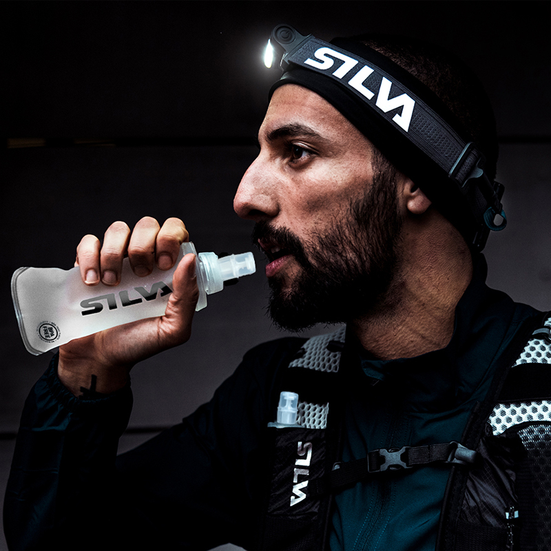 瑞典SILVA Flask运动软水壶男女款跑步户外路跑越野跑可折叠收纳软身瓶随身便携补水装备